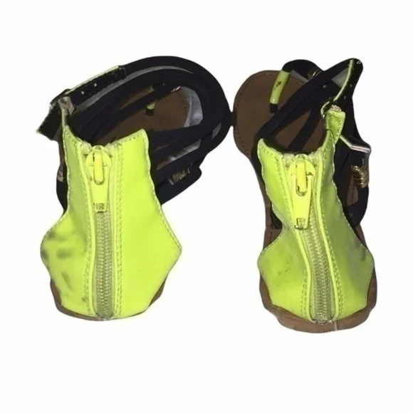 QUPID Neon Sandals - Picture 3 of 8